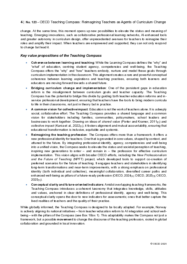 教学指南:重新构想教师作为课程变革的推动者